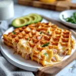 Crunchy Ham and Cheese Chaffles