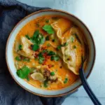 Coconut Curry Soup with Dumplings