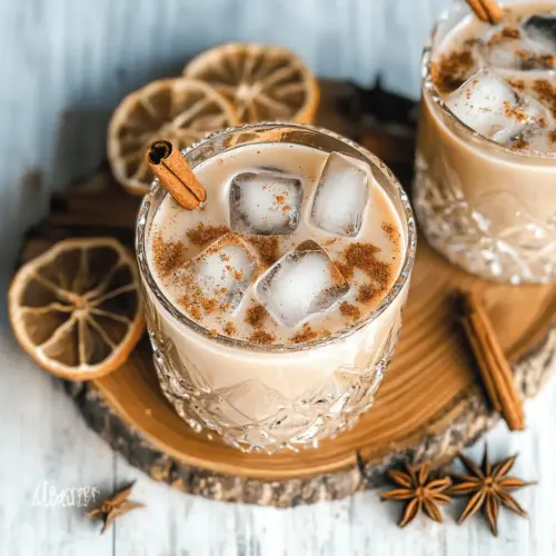 Iced Cinnamon Whiskey Chai