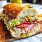 Italian Grinder Salad Sandwich