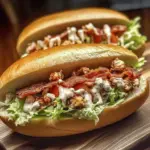 Chopped Chicken Bacon Ranch Sandwich