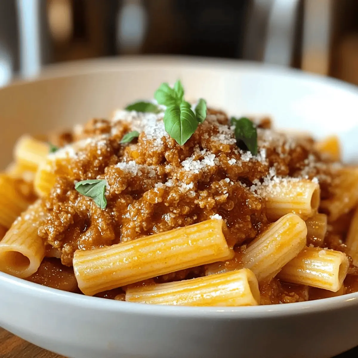 Classic Italian Pasta Bolognese