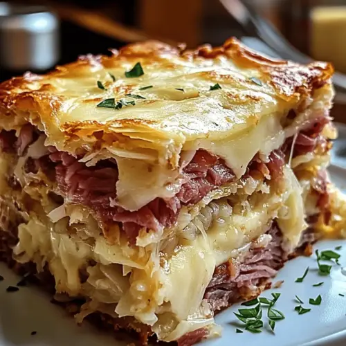 Homemade Reuben Bake