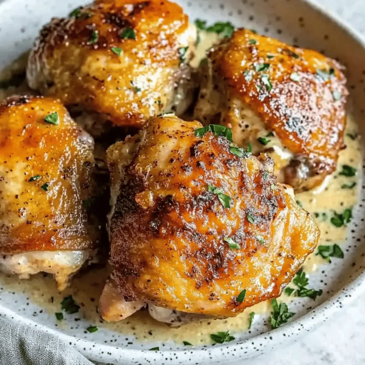 Easy Ranch Chicken Thighs Skillet