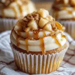 Caramel Apple Pie Cupcakes