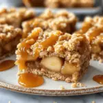 Salted Caramel Apple Crumble Bars