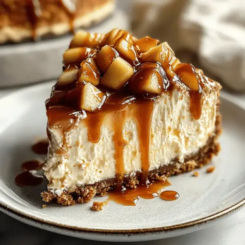 Caramel Apple Cheesecake