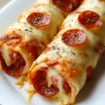 Cheesy Pepperoni Pizza Roll-Ups