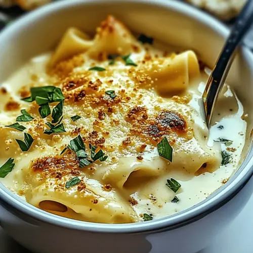 Creamy Alfredo Lasagna Soup