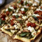 Pesto Chicken Flatbread