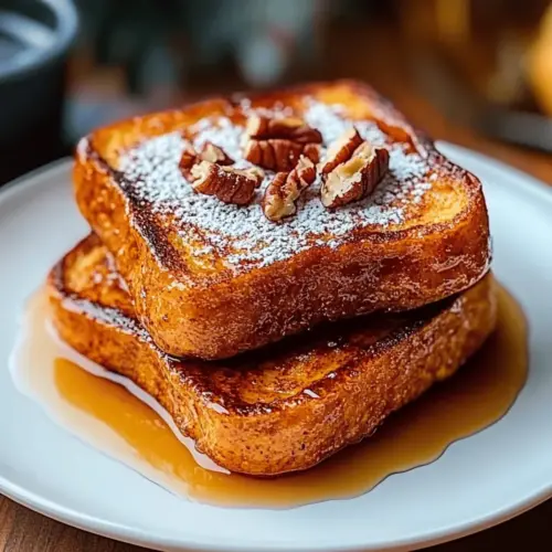 Pumpkin French Toast Breakfast