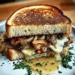 Swiss Mushroom Melt Sandwich