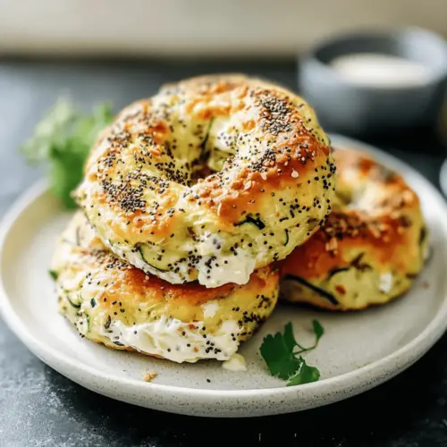 Zucchini Bagels