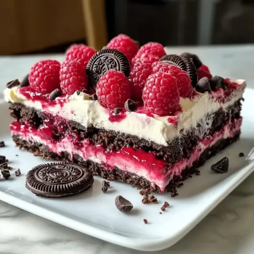 Raspberry Chocolate Lasagna