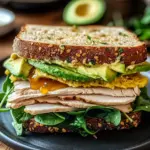 Honey Mustard Turkey Avocado Sandwich
