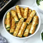 Low Calorie Air Fryer Zucchini Fries