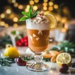 Christmas Cherry Fizz Mocktail