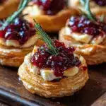 Baked Cranberry Brie Bites
