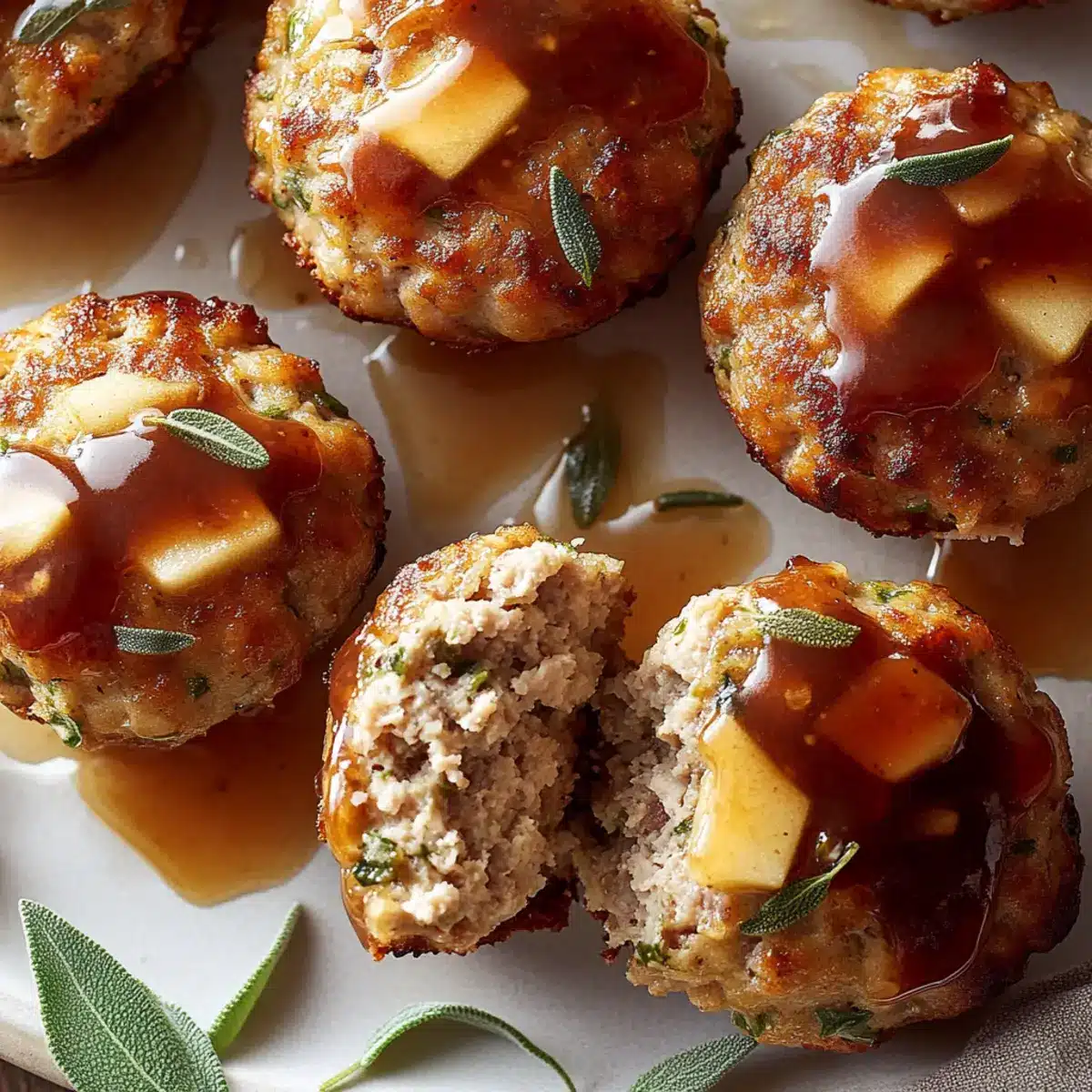 Apple & Sage Turkey Meatloaf Muffins