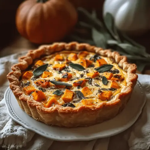 Butternut Squash & Sage Quiche