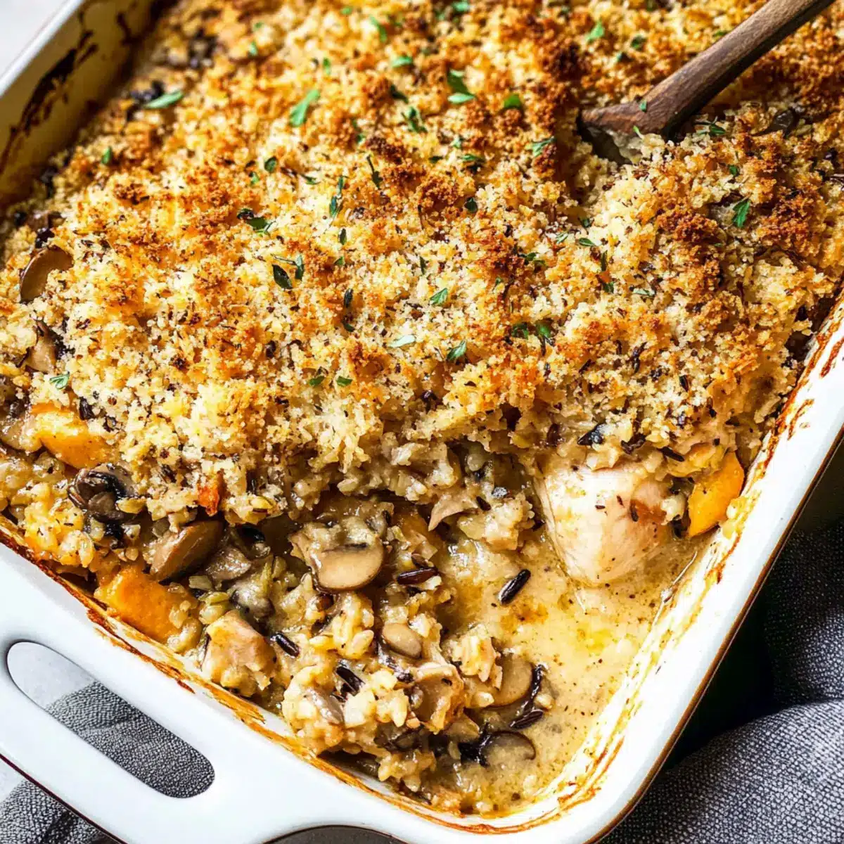 Chicken Wild Rice Casserole