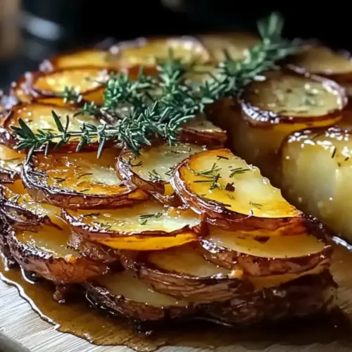 Crispy Balsamic Potato Torte