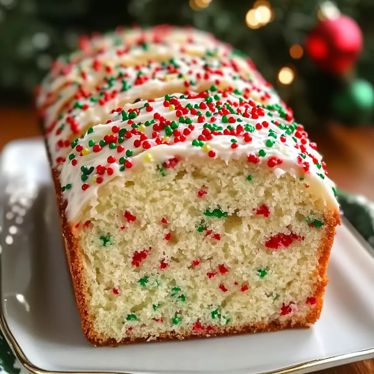 Christmas Sprinkle Buttermilk Bread