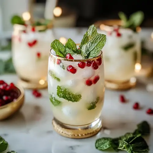 White Christmas Mojitos