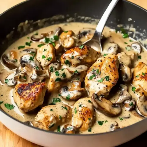 Rich Chicken Stroganoff
