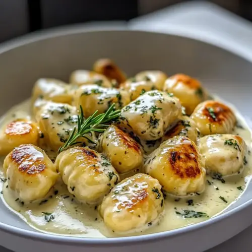Millionaire Gnocchi with Creamy Sauce