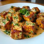 Spicy Tofu with Creamy Coconut Sauce