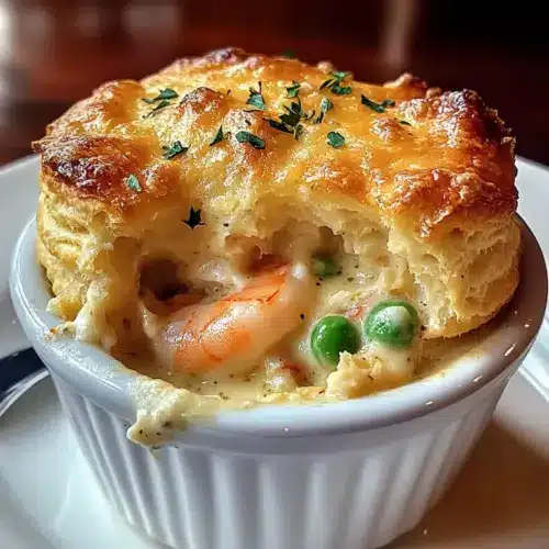 Cheddar Bay Biscuit Seafood Pot Pie