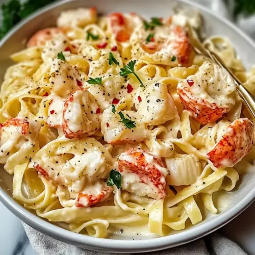 Lobster Alfredo Pasta