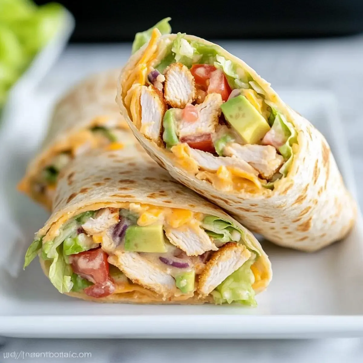 Crunchy Southwestern Chicken Wrap