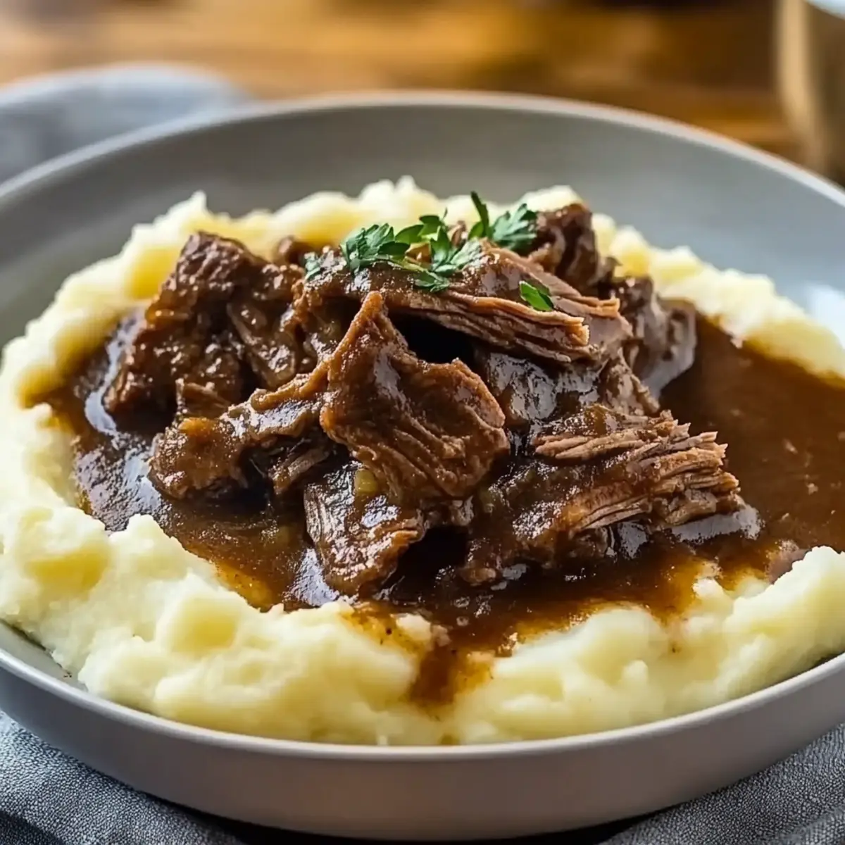 Slow Cooker Beef Manhattan