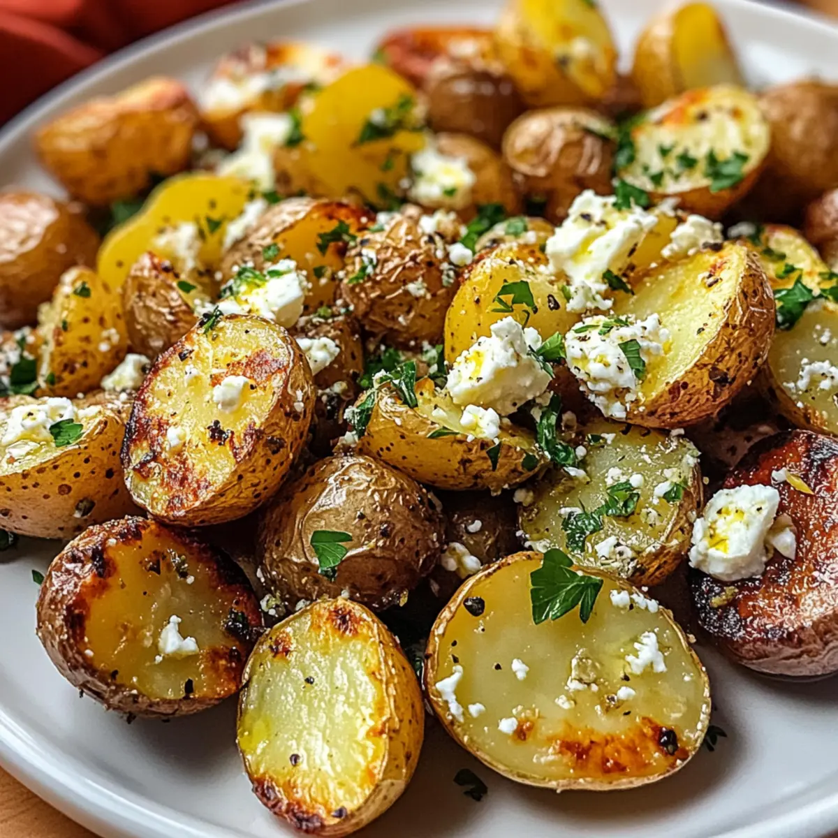 Greek Feta Roast Potatoes