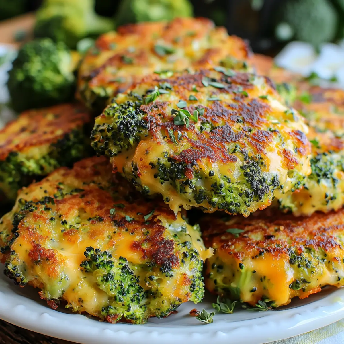 Broccoli Cheese Patties