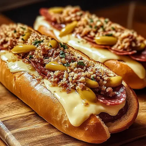 Baked Italian Sub Sandwiches