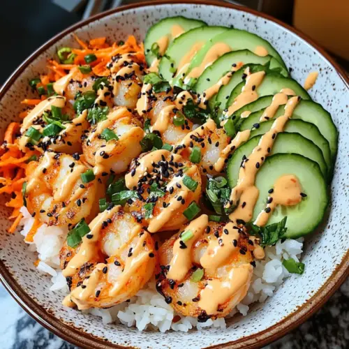 Shrimp Rice Bowls with Spicy Mayo
