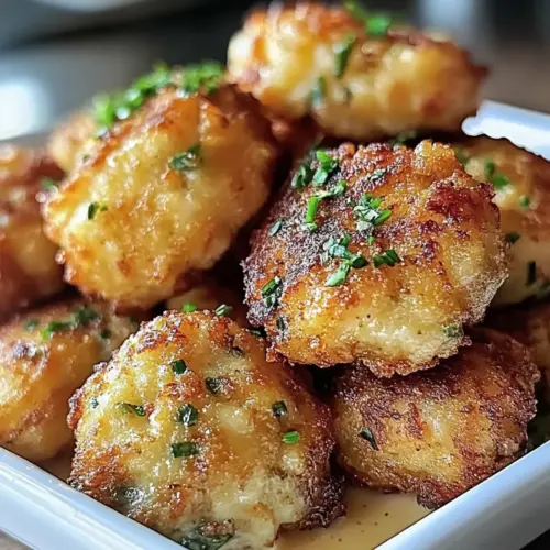 Dill Pickle Chicken Fritters