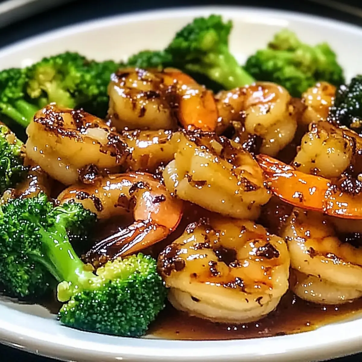 Honey Garlic Shrimp & Broccoli