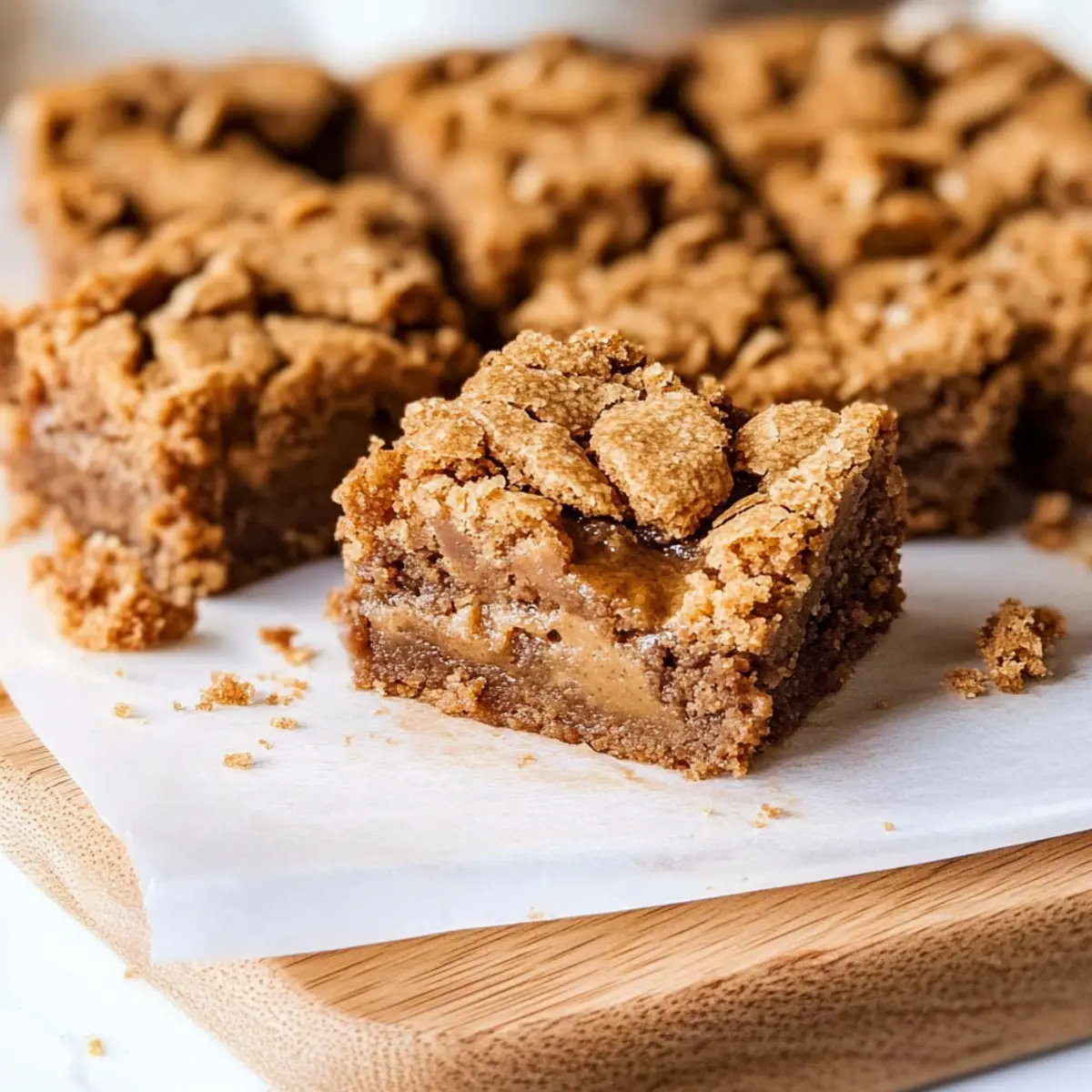 Biscoff Cookie Butter Blondies
