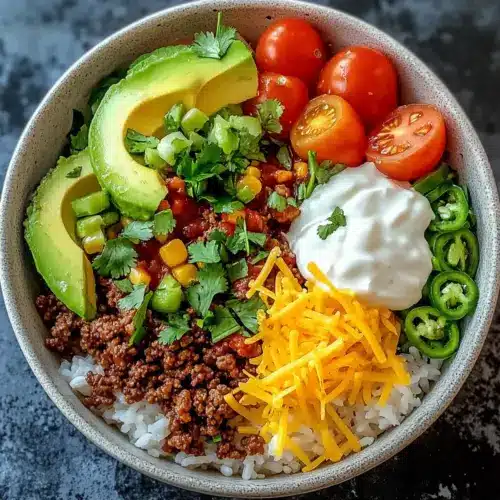 Taco Rice Bowl