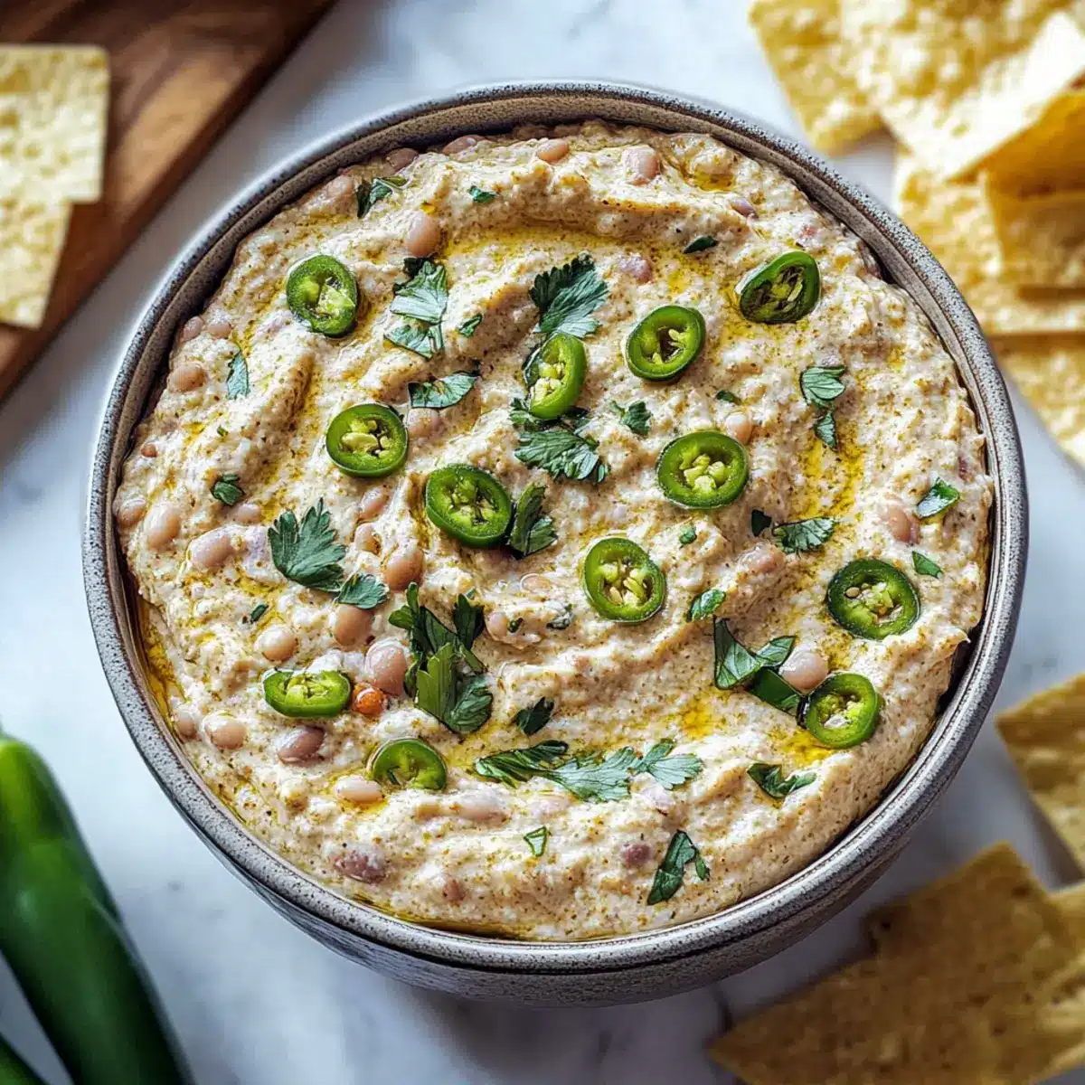 Cottage Cheese Jalapeño Popper Dip