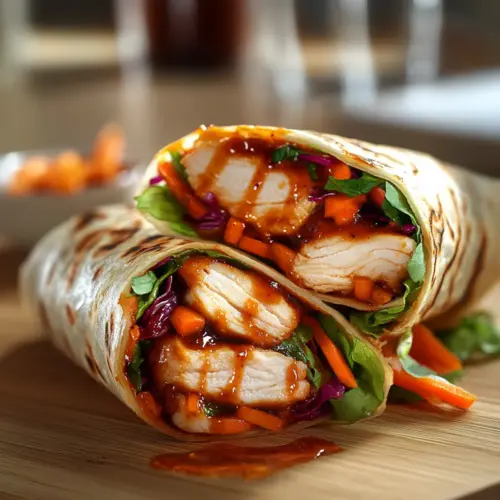 Sweet Chili Chicken Wraps