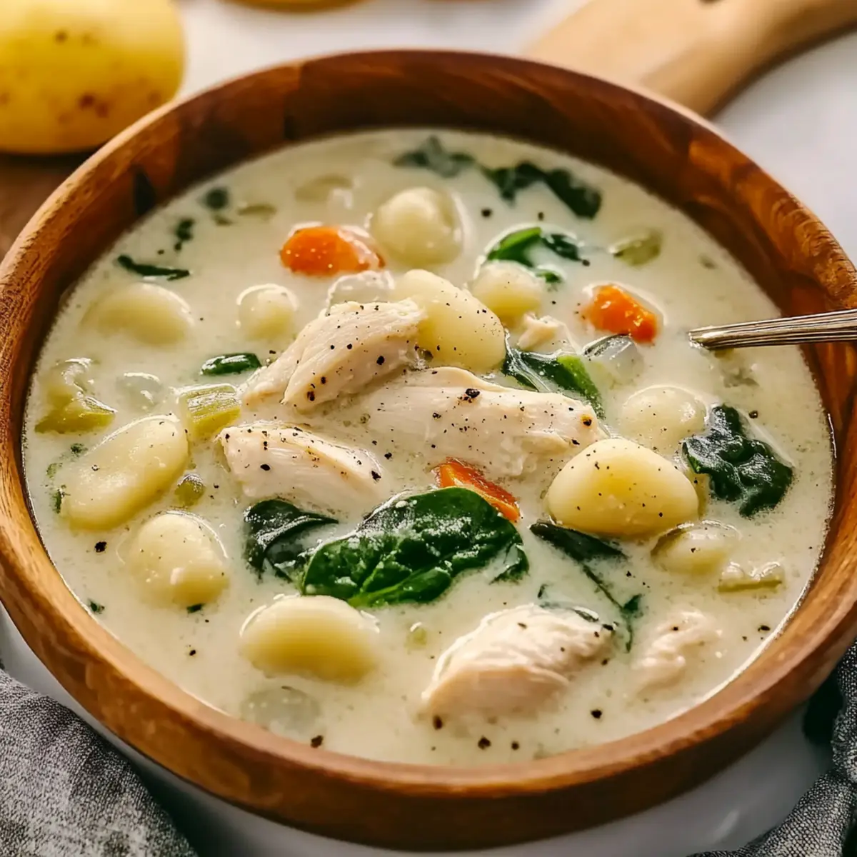 Crock Pot Potato Gnocchi Soup