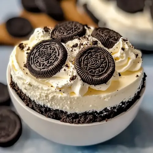 Protein Oreo Cheesecake Dessert