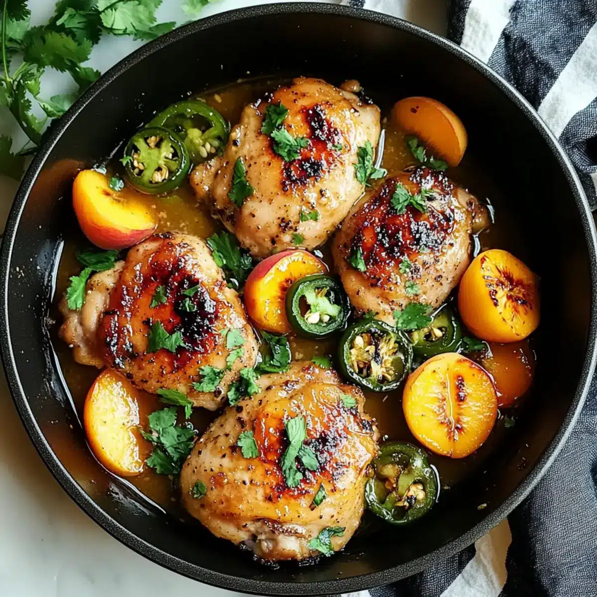 Jalapeno Peach Chicken