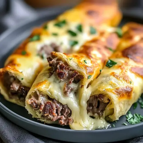 Keto Philly Cheesesteak Rolls