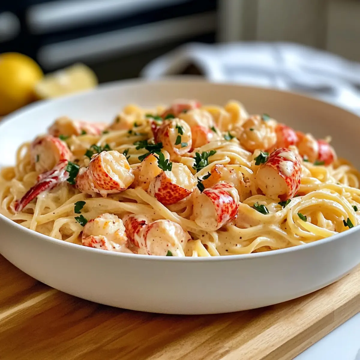 Buttered Lobster Pasta